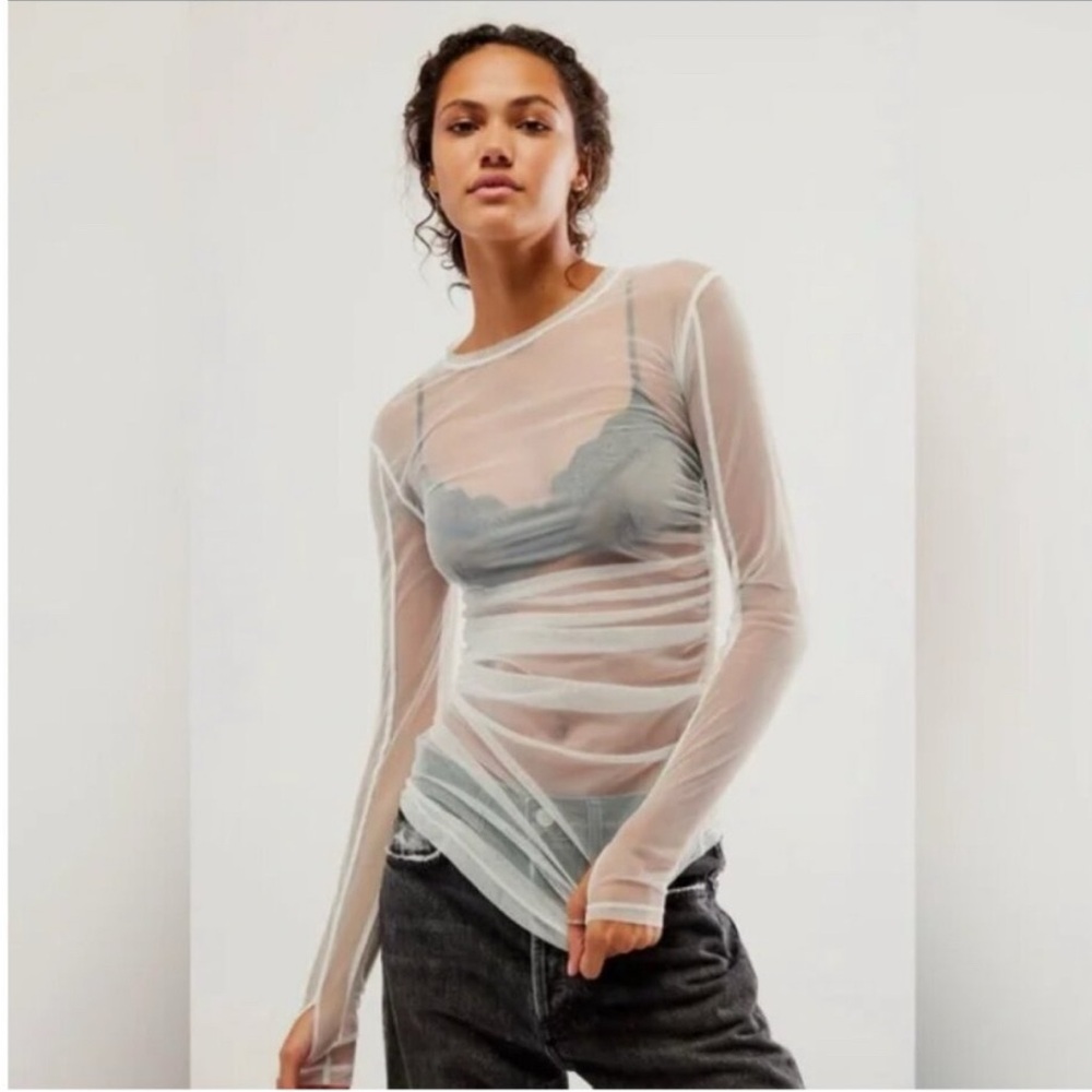 Free People Last Layering Long Sleeve Top XS NWOT